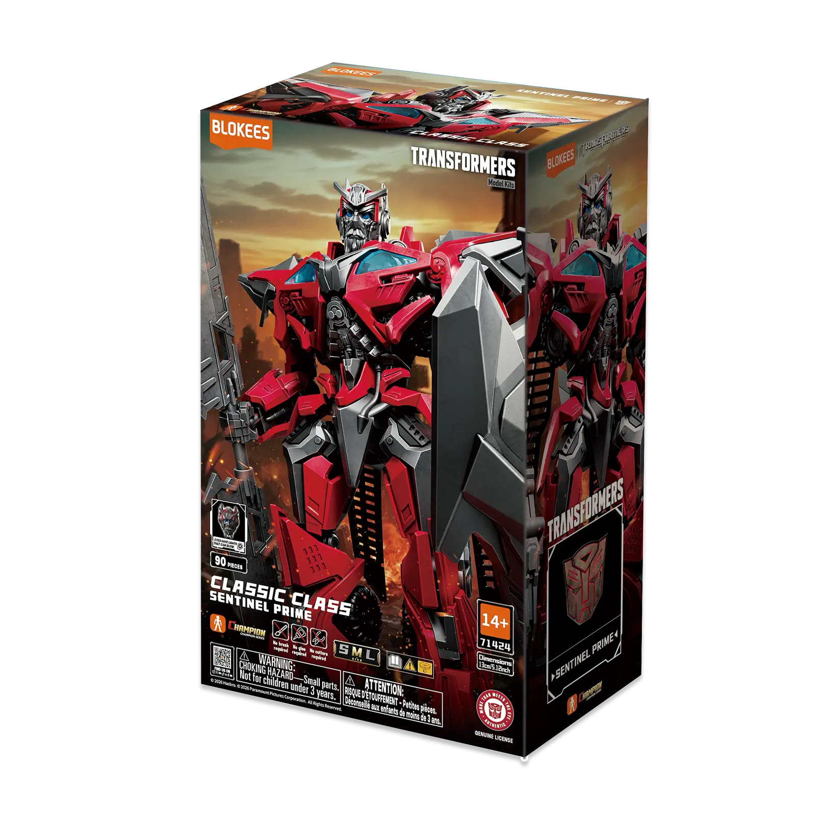 Blokees Transformers CC-24 Transformers: Dark of the Moon Sentinel Prime 71424