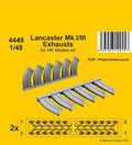 CMK 4449 1/48 Lancaster Mk.I/III Exhausts / for HK Models kit - Hobby City NZ