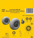 CMK 4450 1/48 Lancaster Mk.I/III Mainwheels and Tailwheel w/Leg - Hobby City NZ