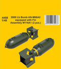 CMK 4458 1/48 2000 Lb Bomb AN-M66A2 equipped with Fin Assembly M116A1 (2 pcs.) - Hobby City NZ
