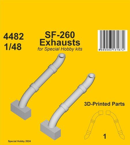 CMK 4482 1/48 SF-260 Exhausts / for SH kits - Hobby City NZ