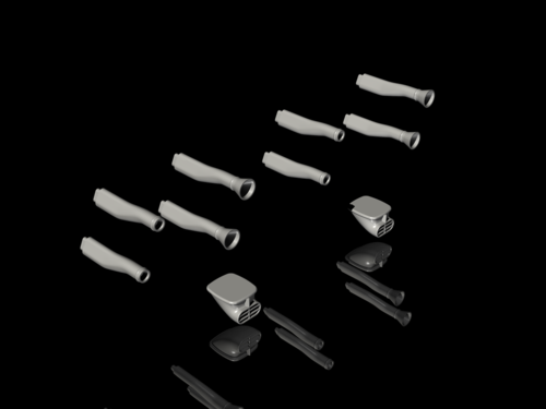 CMK Q48341 1/48 Blenheim Mk.I Engine Intakes - Hobby City NZ