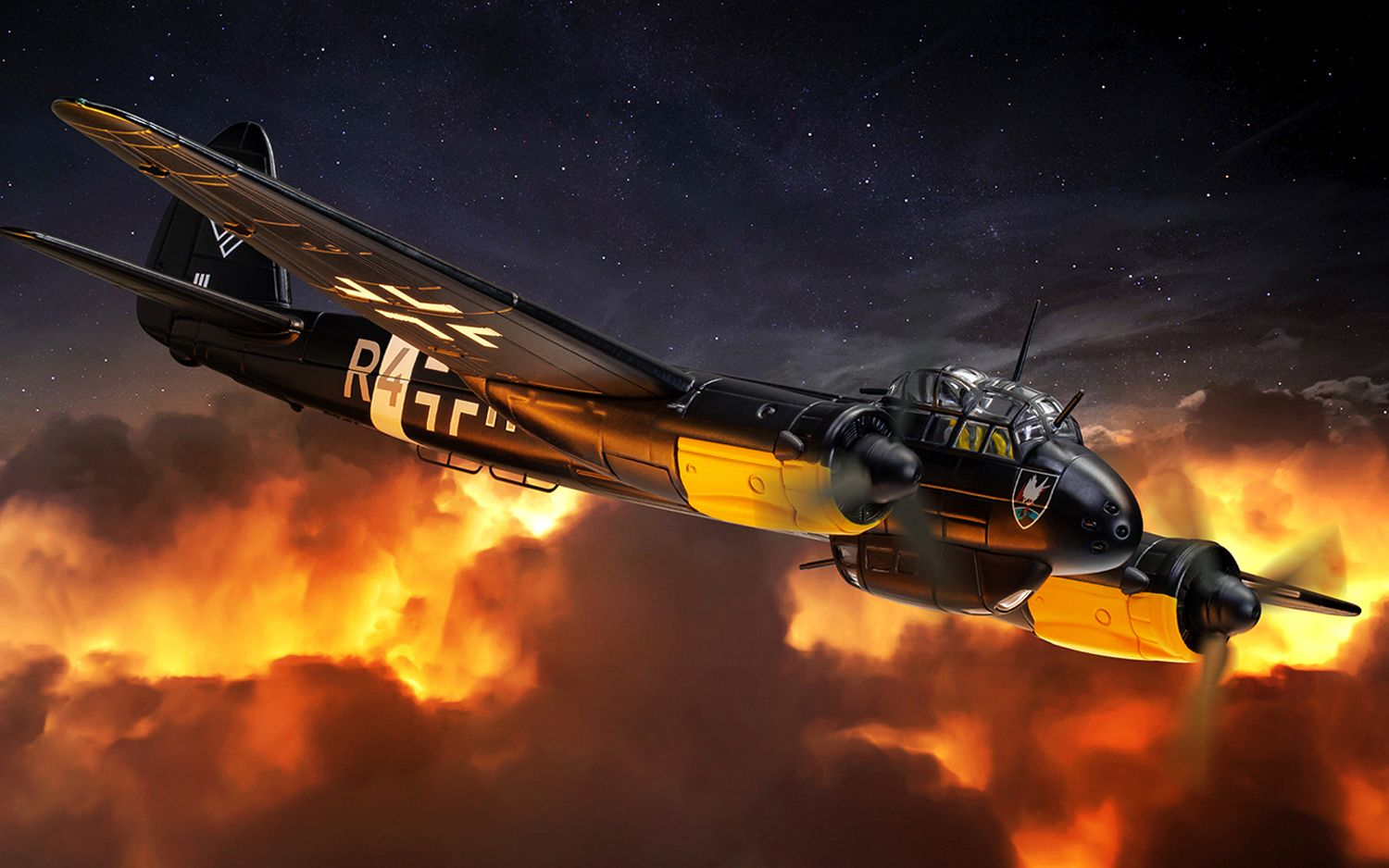 Corgi AA36714 z1/72 Junkers Ju88 R4+HH (8950416310509)