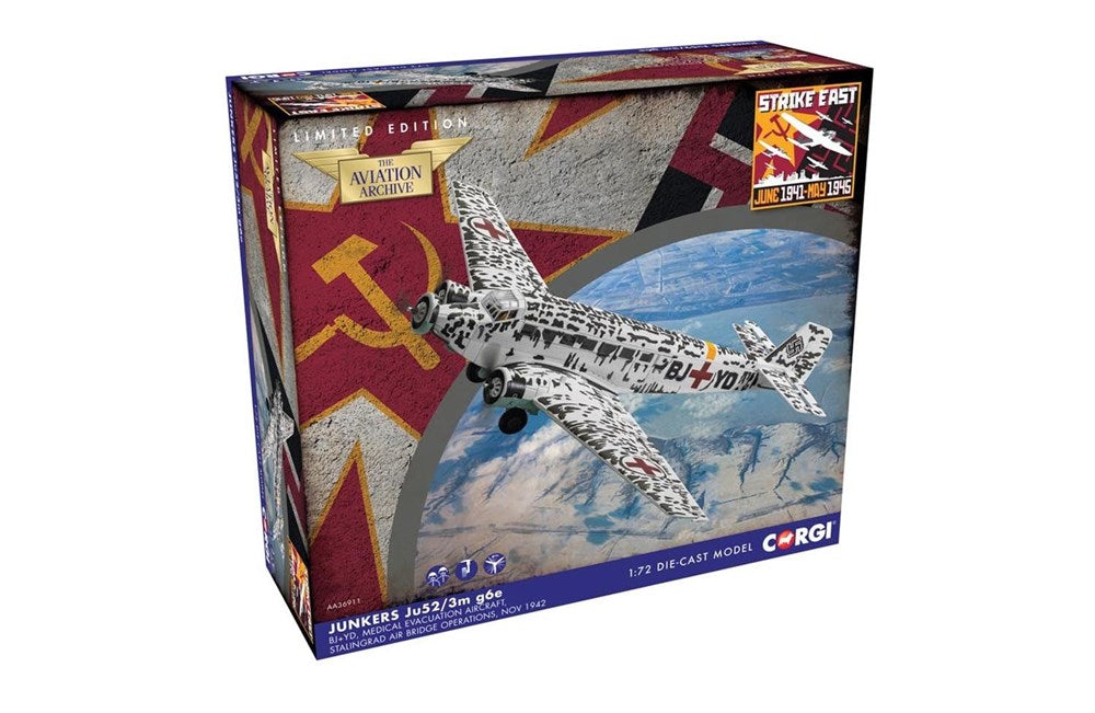 Corgi AA36911 1/72 Junkers JU52 AirAmbulance (8176229744877)