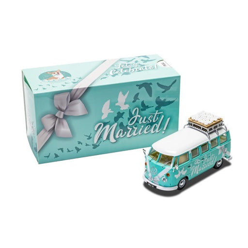 xCorgi CC02737 1/43 VW Camper: Just Married (7654655066349)