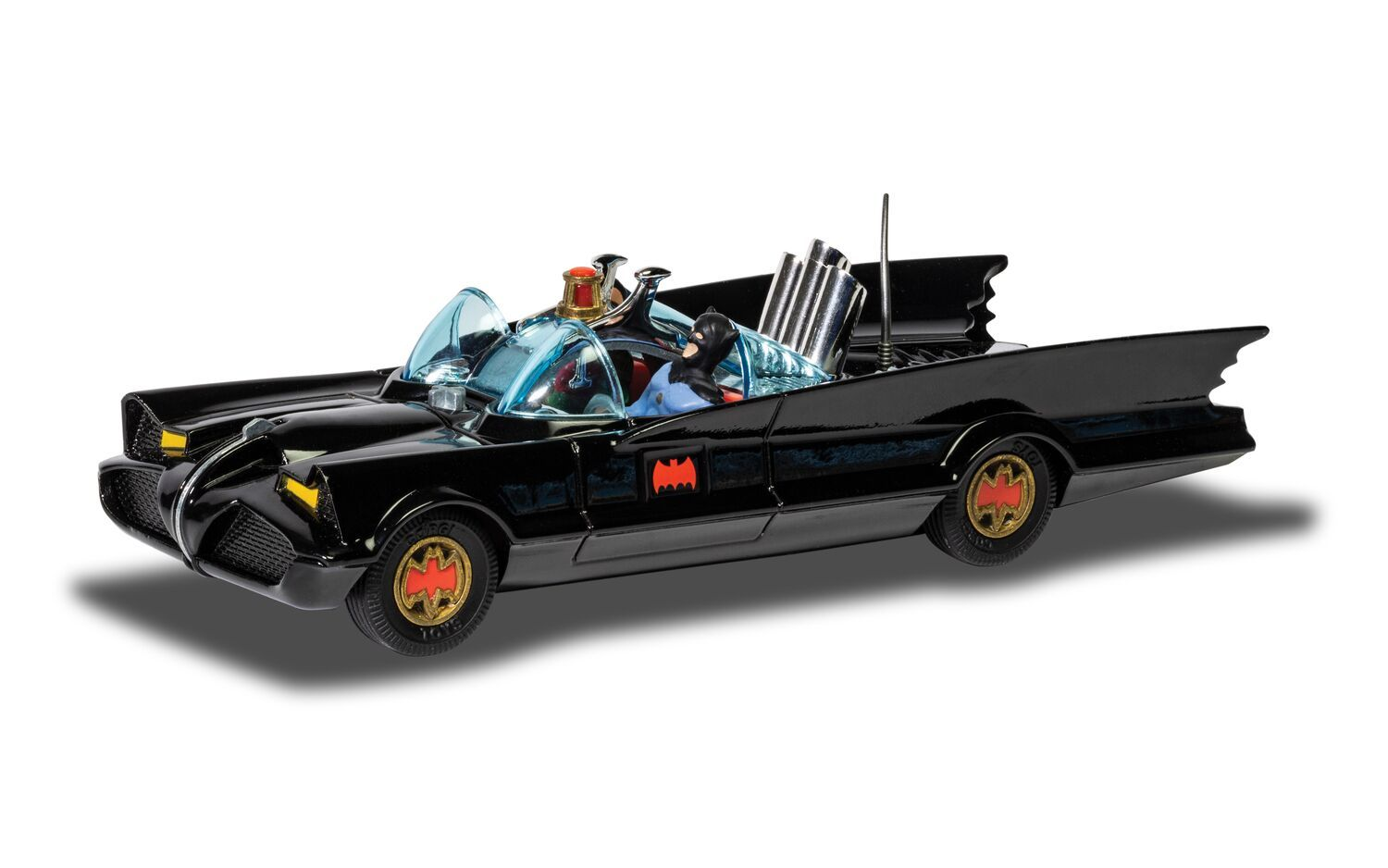 Corgi 66 Batmobile with Batman & Robin (2)