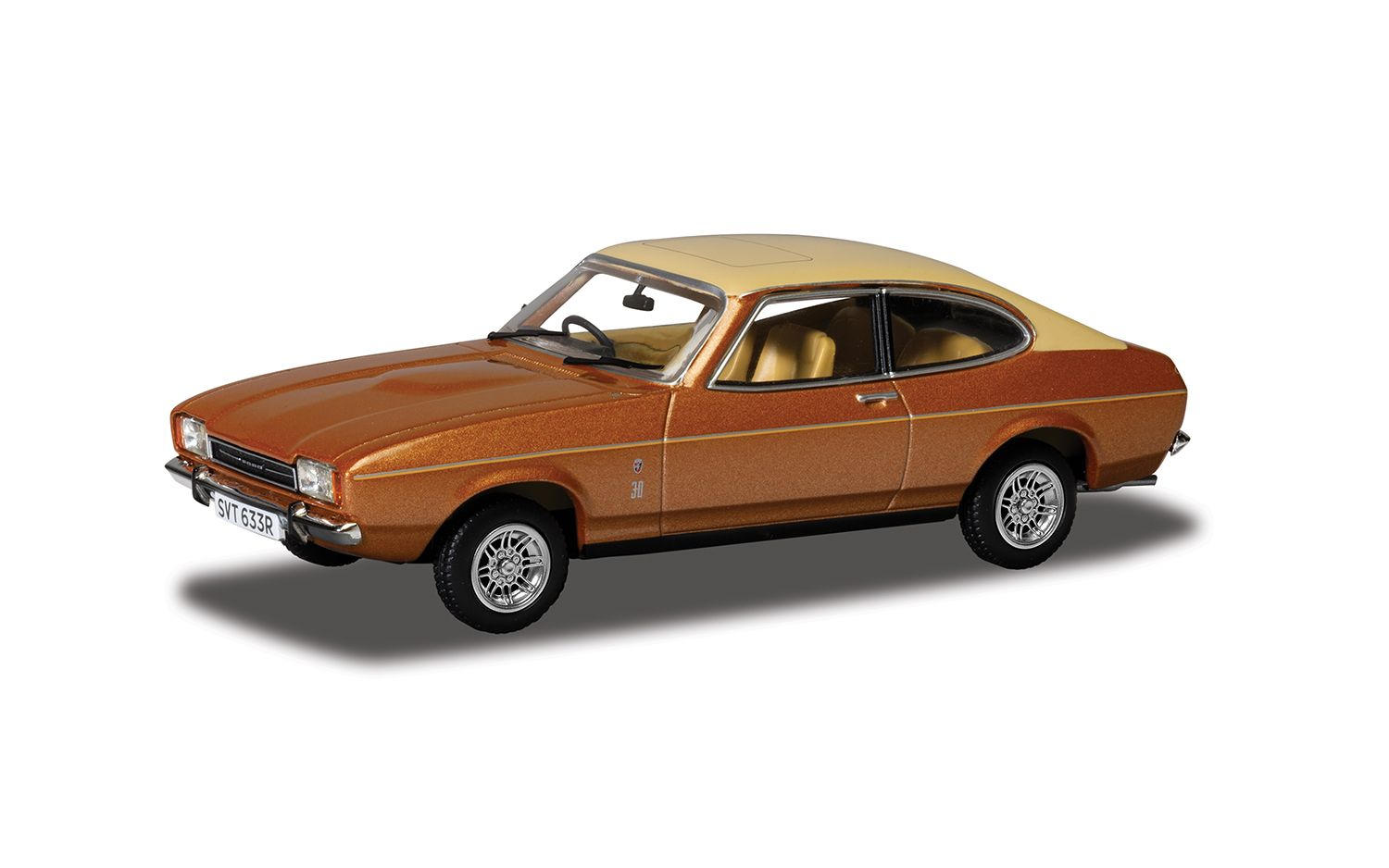 Corgi 1/43 Ford Capri Mk.2 3.0 Ghia Gold