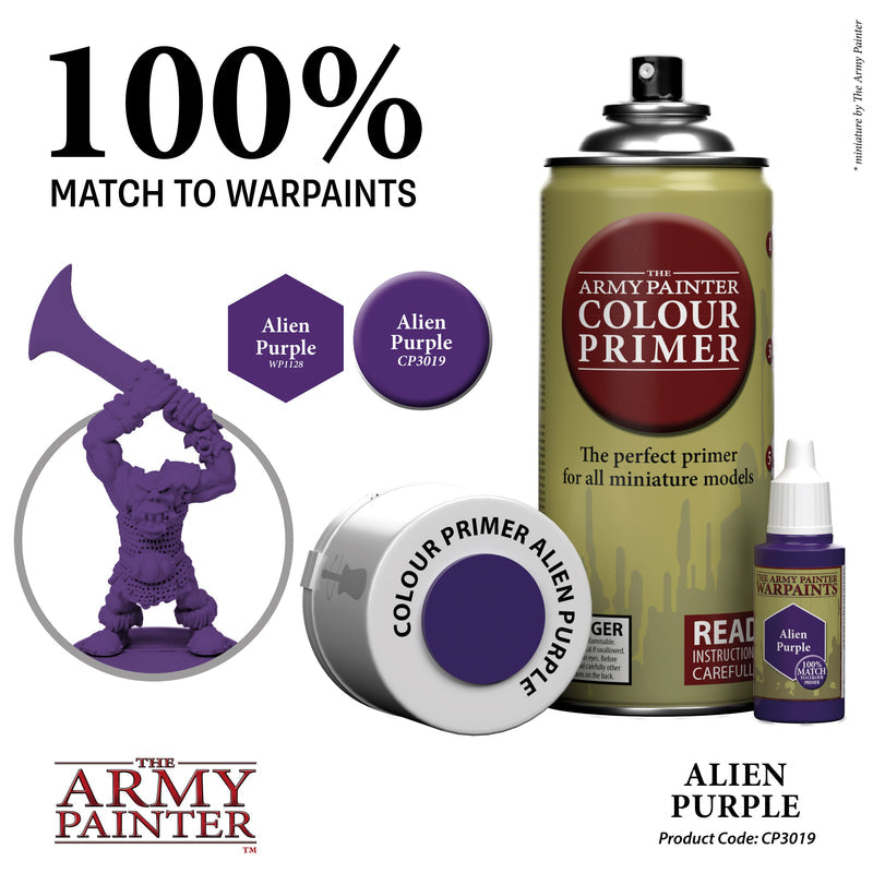 Army Painter Colour Primer: Alien Purple 400ml (4)