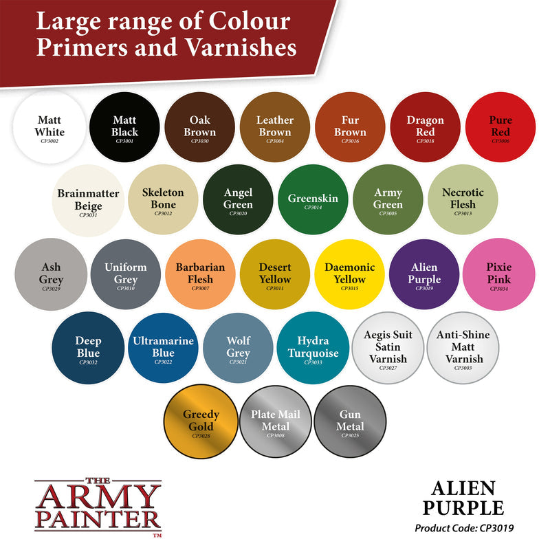 Army Painter Colour Primer: Alien Purple 400ml (2)