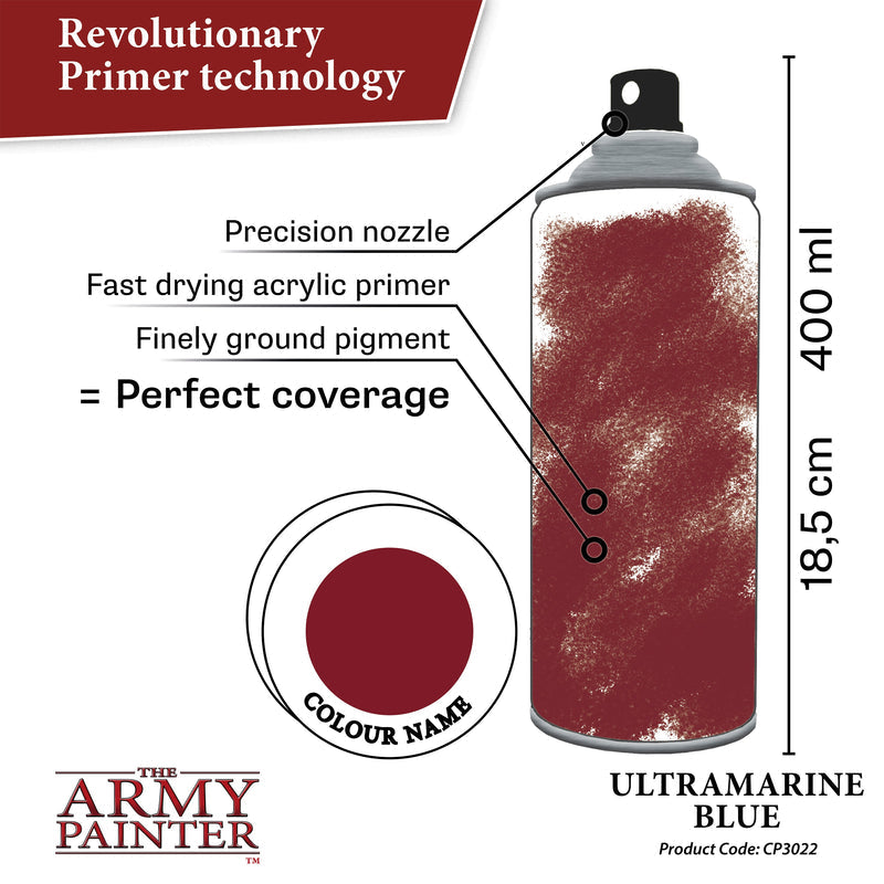 Army Painter Colour Primer: Ultramarine Blue 400ml (4)