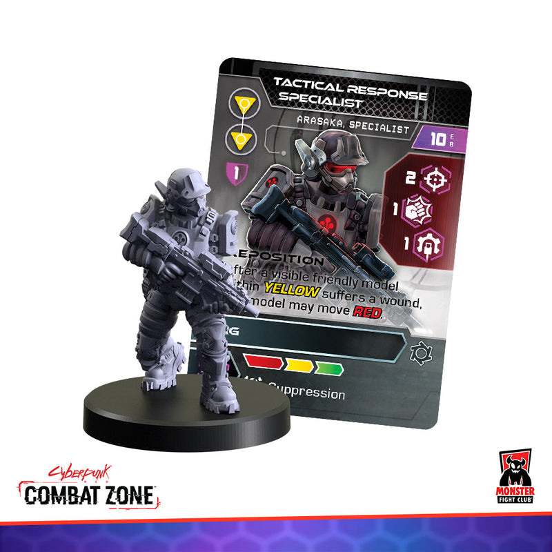 Monster Fight Club 45014 Cyberpunk Red Combat Zone Arasaka Faction Starter Box (8826607075565)
