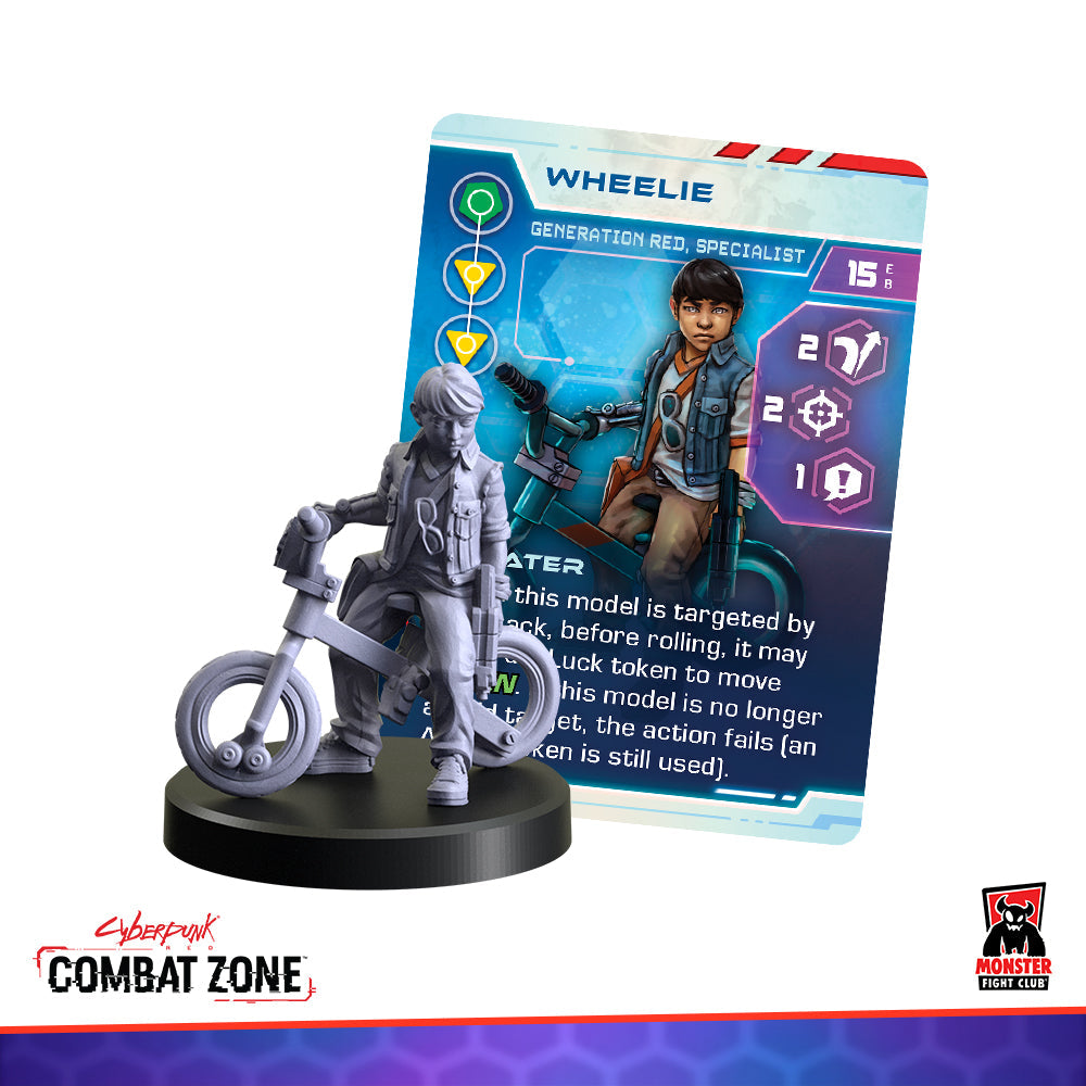 Monster Fight Club 45005 Cyberpunk Red Combat Zone Generation Red Faction Starter Box (8826606813421)