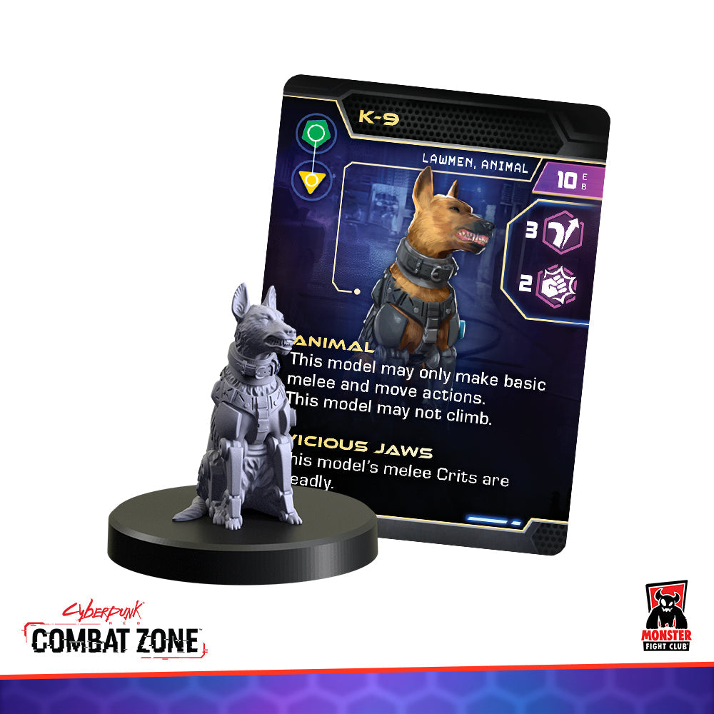 Monster Fight Club Cyberpunk Red Combat Zone Law Dogs Expansion (Lawmen (4)