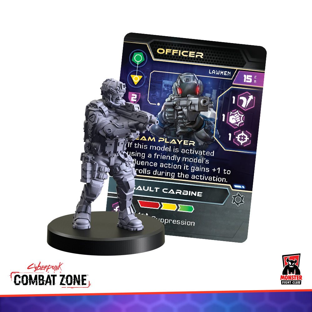 Monster Fight Club Cyberpunk Red Combat Zone Law Dogs Expansion (Lawmen (3)