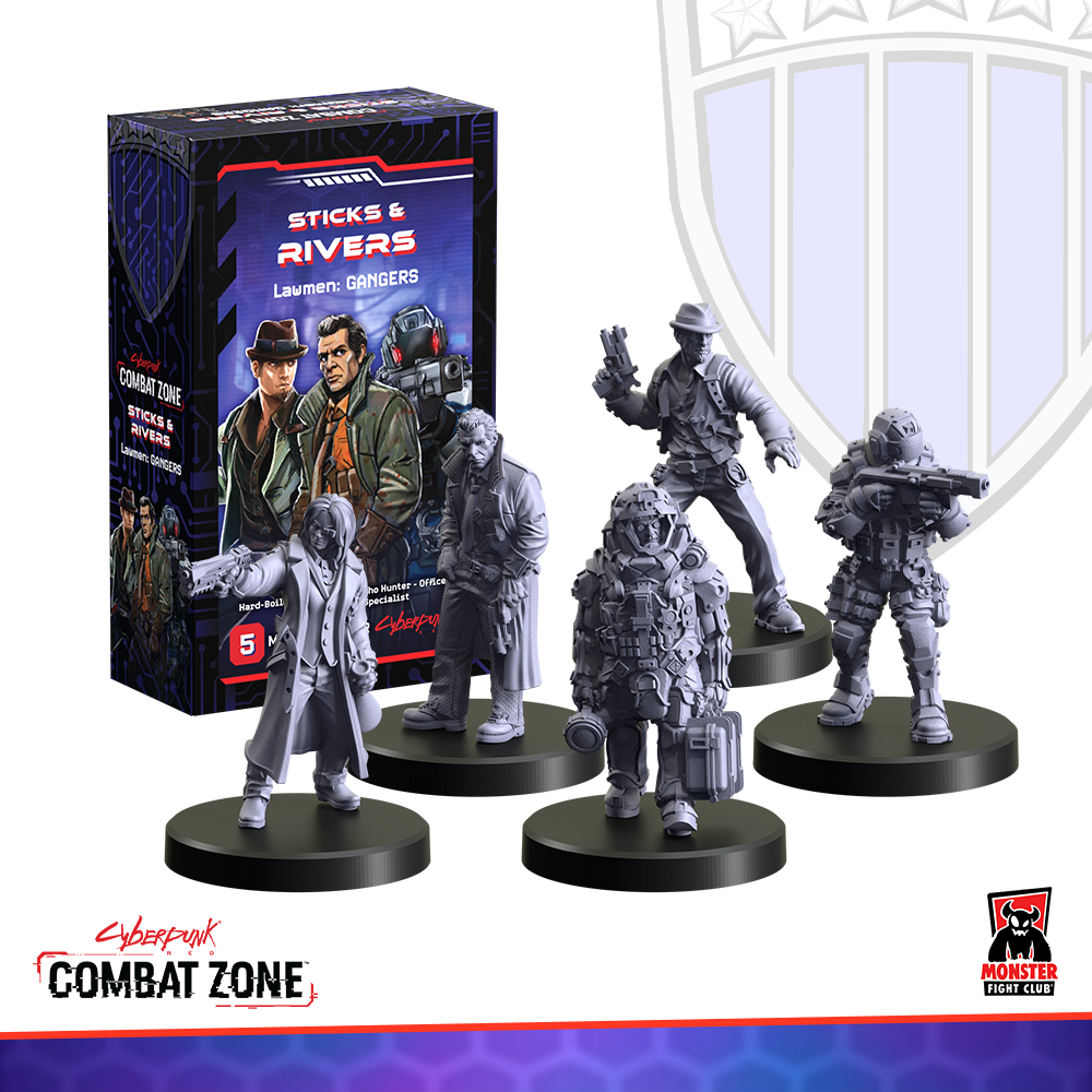 Monster Fight Club Cyberpunk Red Combat Zone Sticks & Rivers