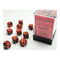 Chessex Chessex-Gemini 12mm d6(36 Dice) Black-Red/Gold