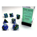 Chessex Gemini Blue-Green/Gold 7-Die Set