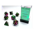 Chessex Gemini Green-Purple/Gold 7-Die Set