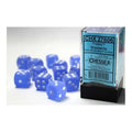 Chessex Signature 16mm d6 (12 Dice) Frosted Blue