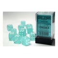 Chessex Signature 16mm d6 (12 Dice) Frosted Teal