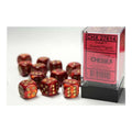 Chessex Signature 16mm d6 (12 Dice) Scarab Scarl