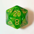 MDG Mega Acrylic d20: Combo Attack Green/L. Gree