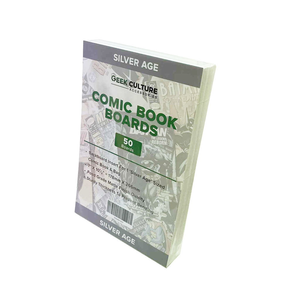 Geek Culture – Backing Board Silver Age (50ct)