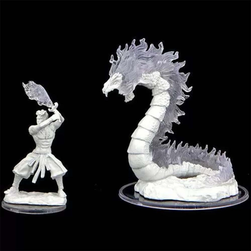 WizKids 90476 Critical Role Unpainted Miniatures: Ashari Firetamer & Inferno Serpent (9003828674797)
