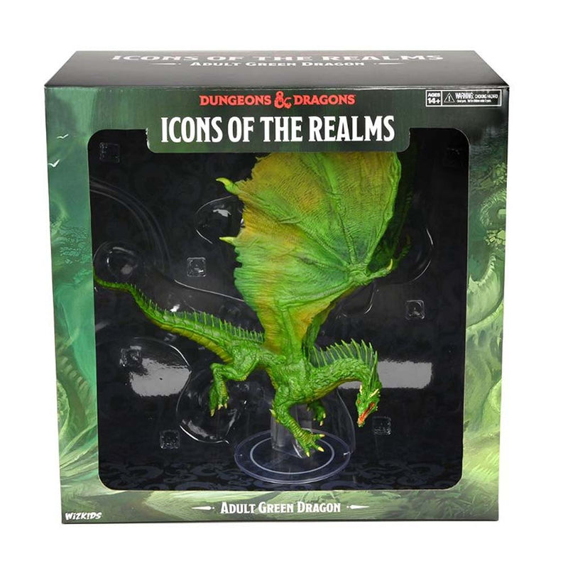WizKids 96055 D&D Icons of the Realms: Adult Green Dragon Premium Figure (9003830149357)