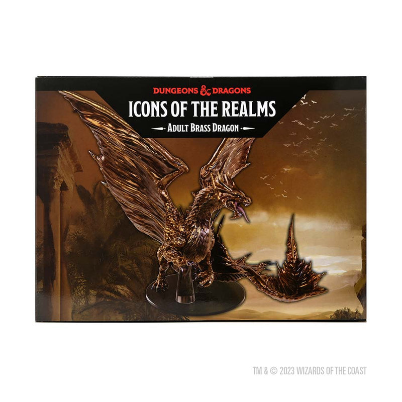 WizKids 96228 D&D Icons of the Realms: Adult Brass Dragon (9003833262317)