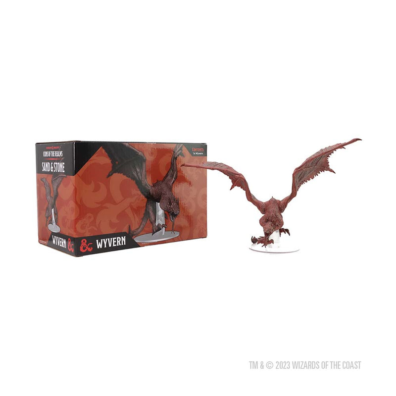 WizKids 96236 D&D Icons of the Realms Miniatures: Sand & Stone Wyvern Mini ( (9003833622765)
