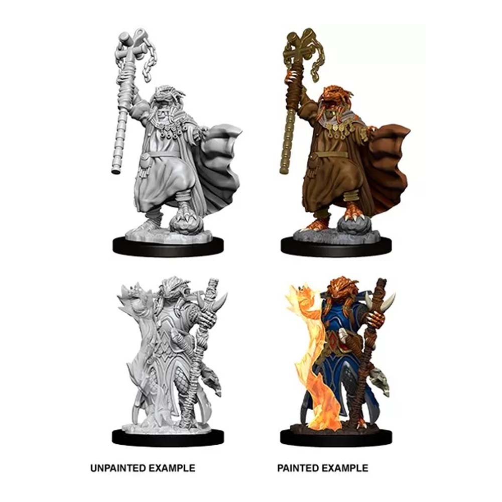 WizKids 73674 D&D Nolzurs Marvelous Miniatures-Female Dragonborn Sorcerer (9003800002797)