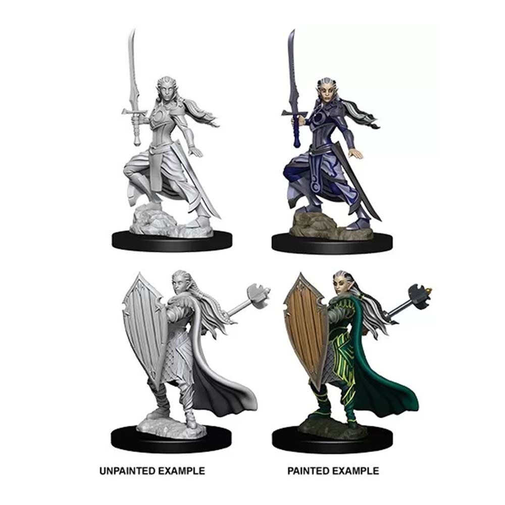 WizKids 73706 D&D Nolzurs Marvelous Miniatures Female Elf Paladin (9003802689773)