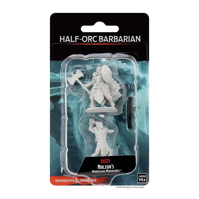 WizKids 73703 D&D Nolzurs Marvelous MiniaturesFemale Half-Orc Barbarian (9003802263789)