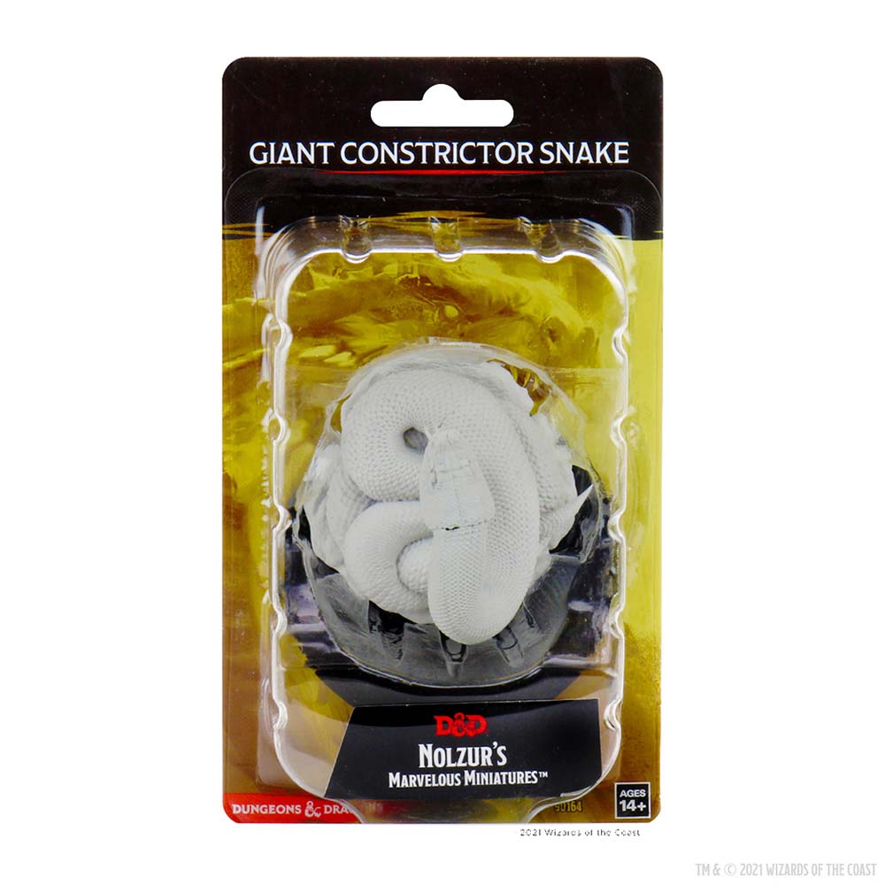 WizKids 90164 D&D Nolzurs Marvelous Miniatures: Giant Constrictor Snake (9003818549485)