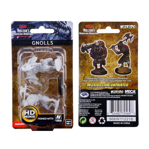 WizKids 72569 D&D Nolzurs Marvelous Miniatures: Gnolls (9003772674285)