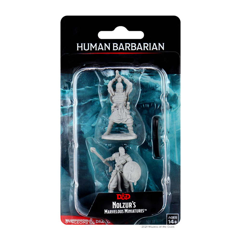WizKids 90138 D&D Nolzurs Marvelous Miniatures: Human Barbarian Male (9003817664749)