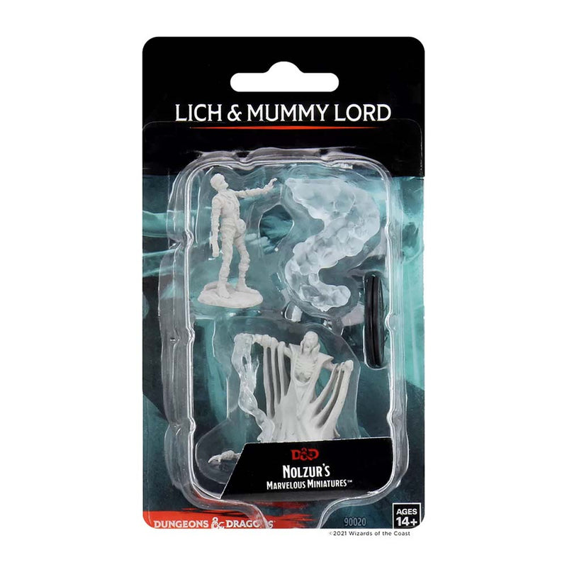 WizKids 90020 D&D Nolzurs Marvelous Miniatures Lich & Mummy Lord (9003813011693)