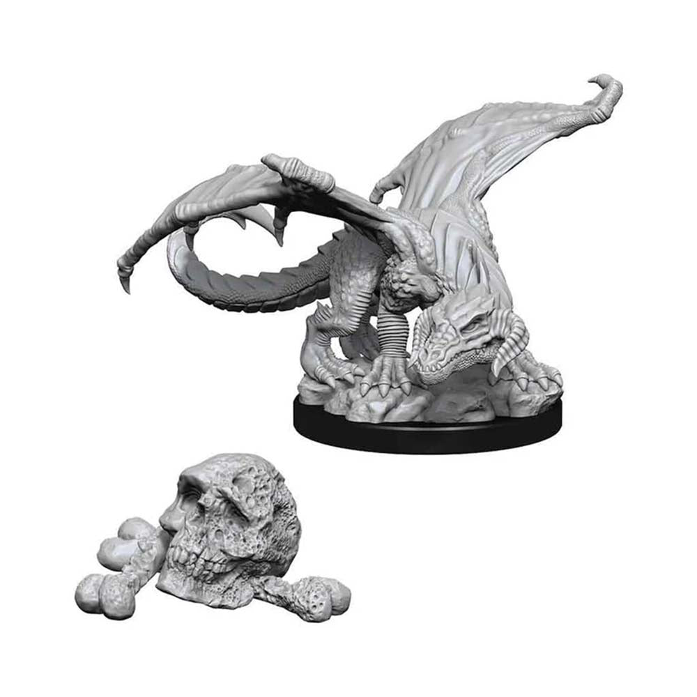 WizKids 73850 D&D Nolzurs Marvelous Miniatures Black Dragon Wyrmling (9003806097645)