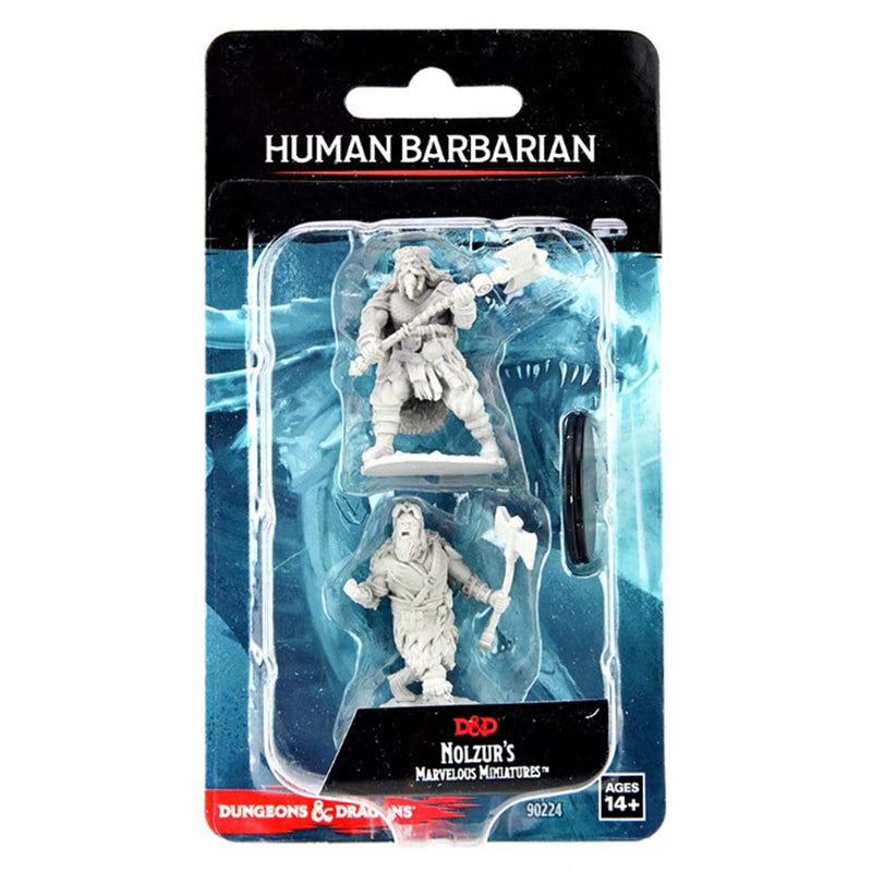 WizKids 90224 D&D Nolzurs Marvelous Miniatures Marvelous: Human Barbarian Male (9003822219501)