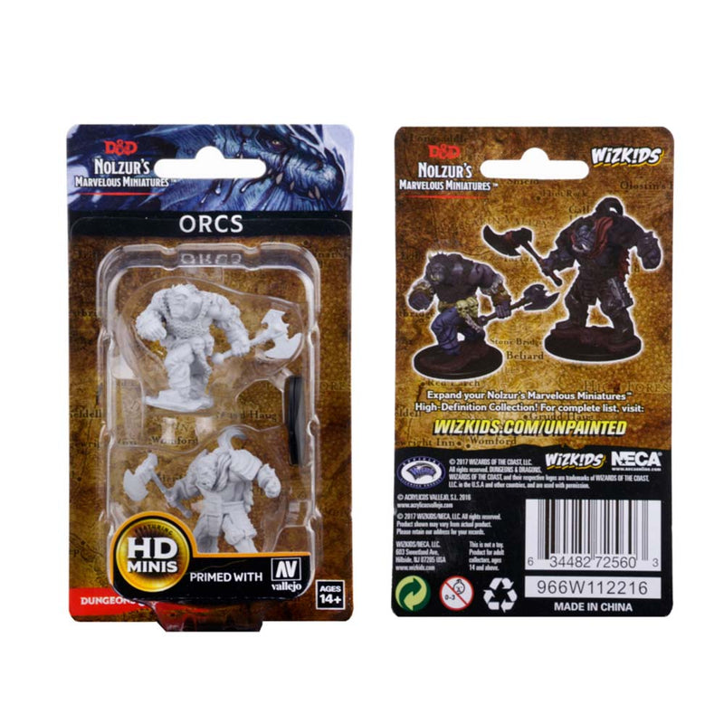 WizKids 72560 D&D Nolzurs Marvelous Miniatures: Orcs (9003771265261)