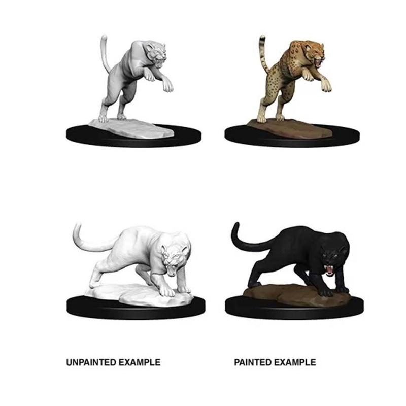 WizKids 73404 D&D Nolzurs Marvelous Miniatures: Panther & Leopard (9003793252589)