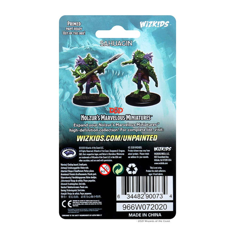 WizKids 90074 D&D Nolzurs Marvelous Miniatures Marvelous Minis: Lizardfolk &Lizardfo (9003816354029)