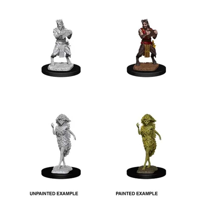 WizKids 90018 D&D Nolzurs Marvelous Miniatures Satyr & Dryad (9003812847853)