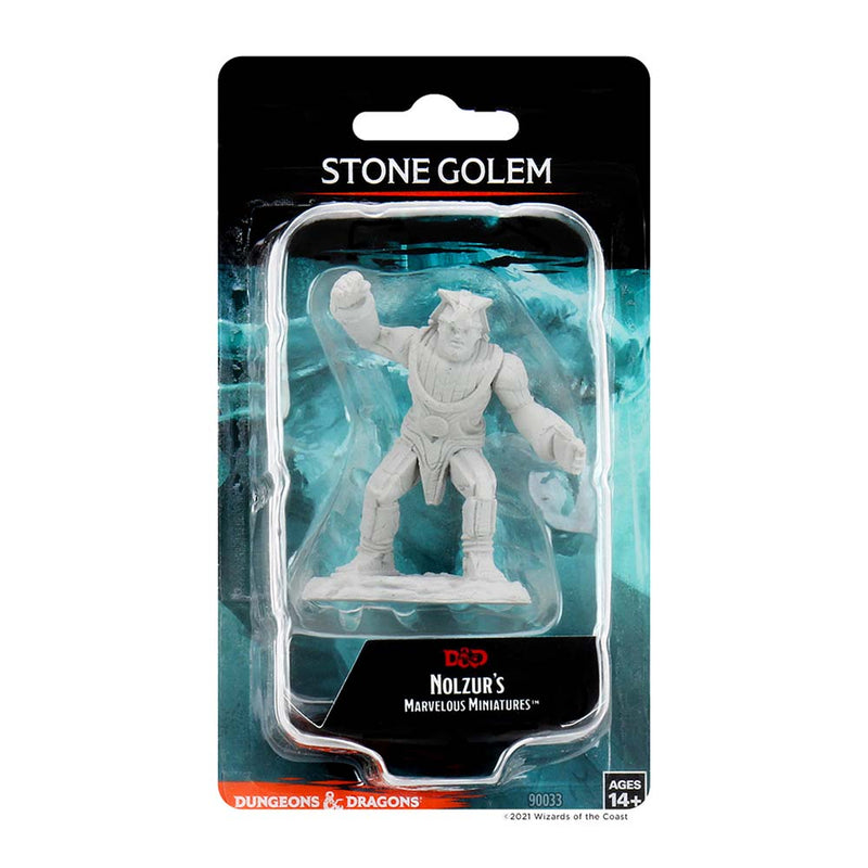 WizKids 90033 D&D Nolzurs Marvelous Miniatures Stone Golem (9003813961965)