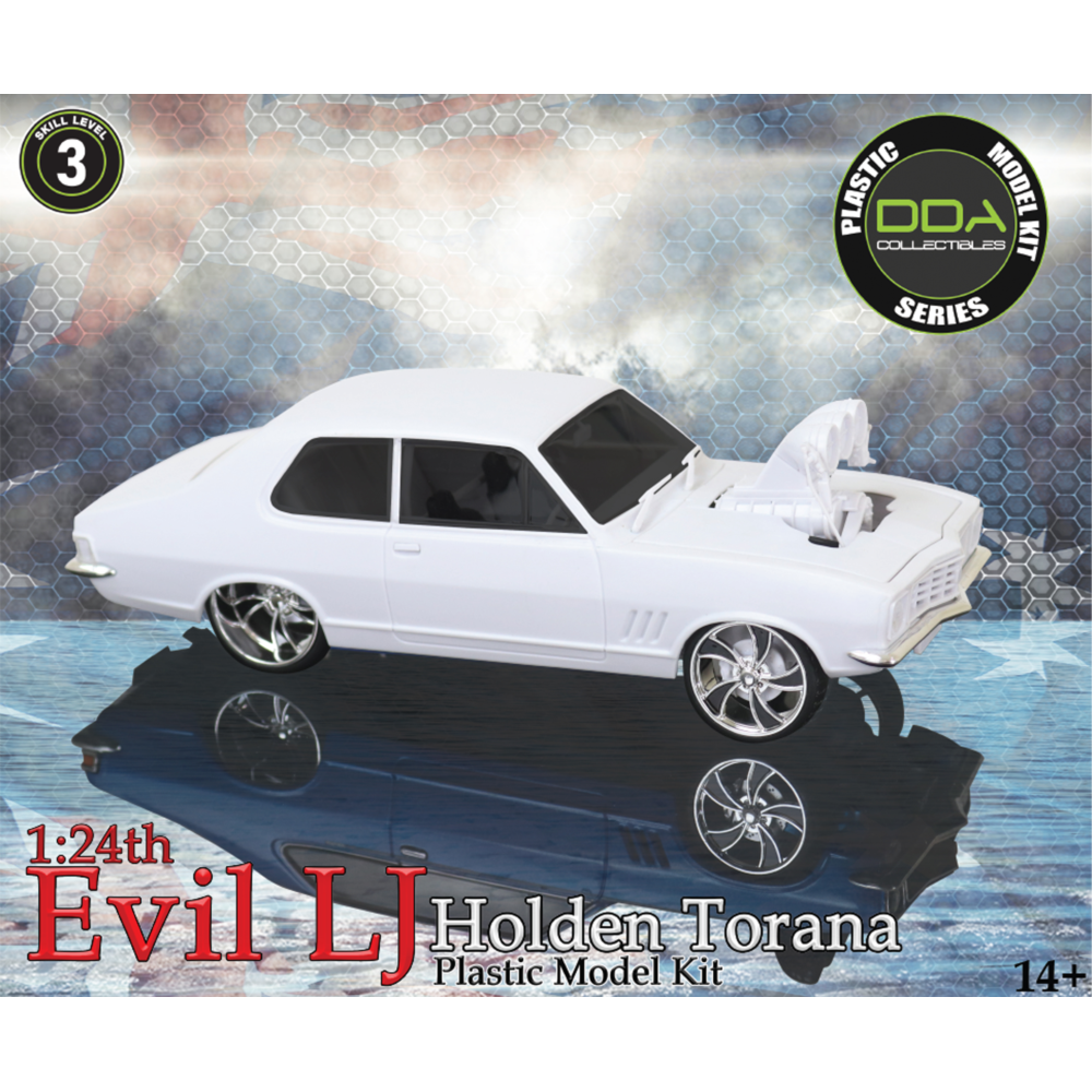 Diecast Distributors Australia DDA-626K 1/24 Holden Evil LJ Torana Plastic Kitset