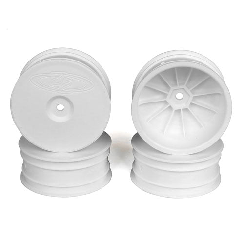 DE Racing DER-SB4-L4W SpeedLine 2.2 Buggy Front White Wheels (4 Pcs.) TLR 22-4 / Tekno EB410 (8499675758829)