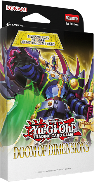 Konami Yu-Gi-Oh! Doom of Dimensions 3-Pack Tuckbox - KODOOD-3TB