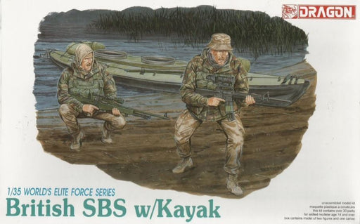 Dragon Model 3023 1/35 British SBS w/ Kayak Plastic Model Kit - Hobby City NZ (8964858118381)