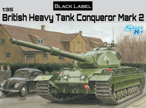 Dragon Model 3555 1/35 British Heavy Tank Conqueror - Hobby City NZ (8964858249453)